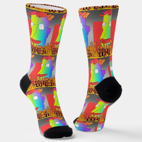 Just Your Size Blabbermouth Whimsy Crew Socks