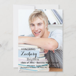 Just Your Style Photo Graduation Invitation