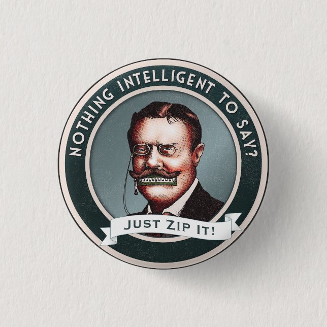 Just Zip It Button (Front)