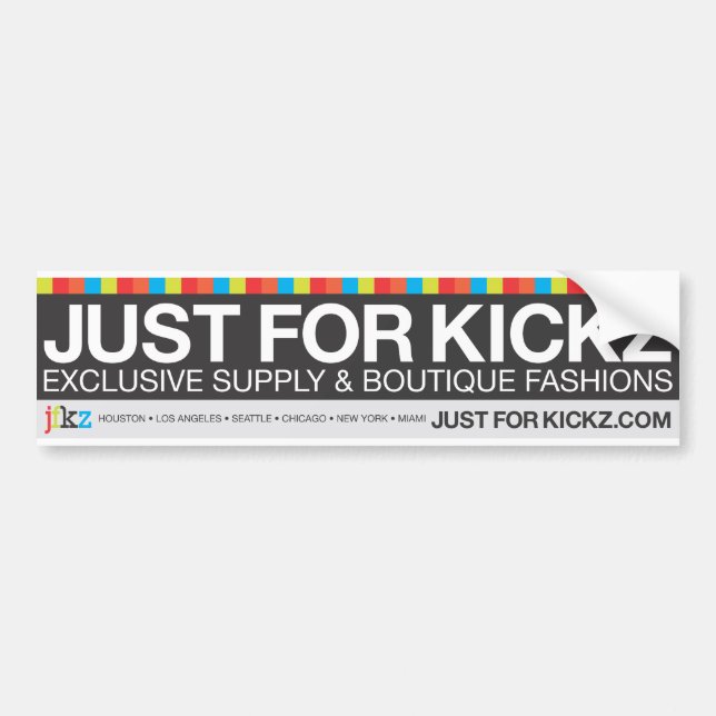 Justforkickz Original Sticker (Front)