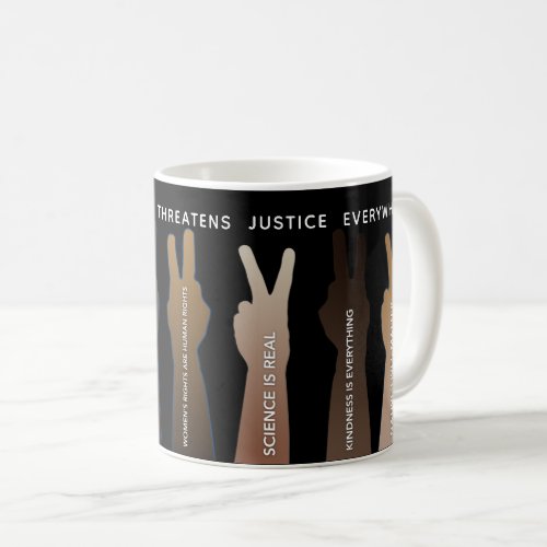 Justice Anywhere Threatens Justice Everywhere Coffee Mug
