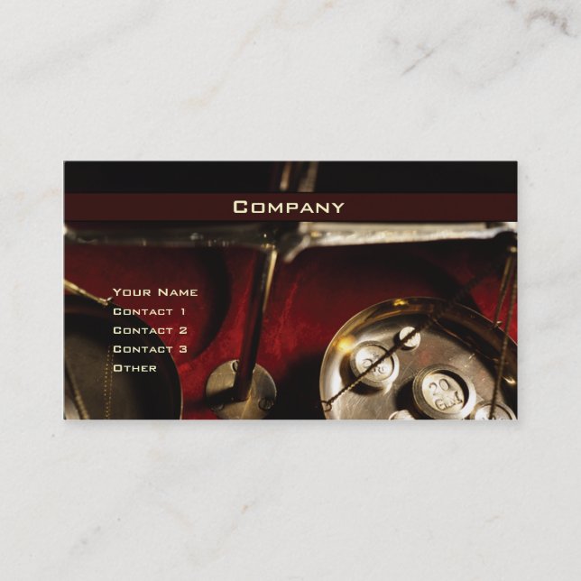 Justice Business Card (Front)