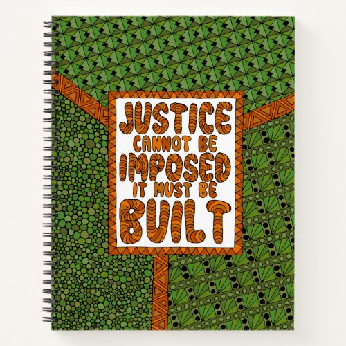 Justice Cannot Be Imposed Social_ Justice Notebook