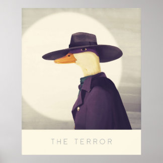 Justice Ducks The Terror Poster