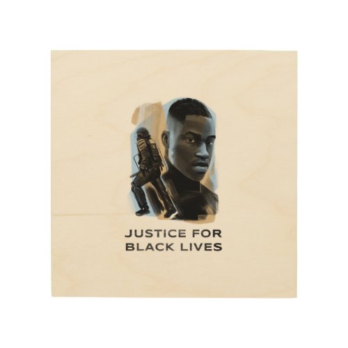 Justice For Black Lives Wood Wall Art