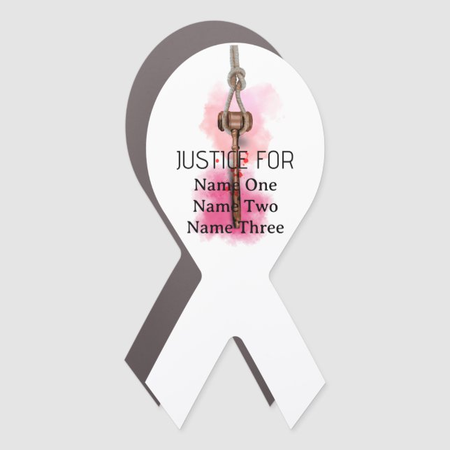 Justice for everyone car magnet (Front)