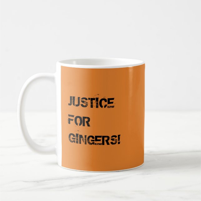 Justice For Gingers Mug (Left)