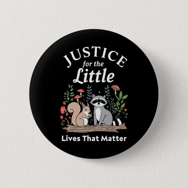 Justice For Peanut The Squirrel – Christmas Xmas S Button (Front)