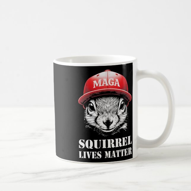 Justice For Peanut The Squirrel Lives Problem Vote Coffee Mug (Right)