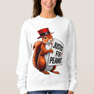 Justice For Peanut The Squirrel - Squirrel Lover Sweatshirt