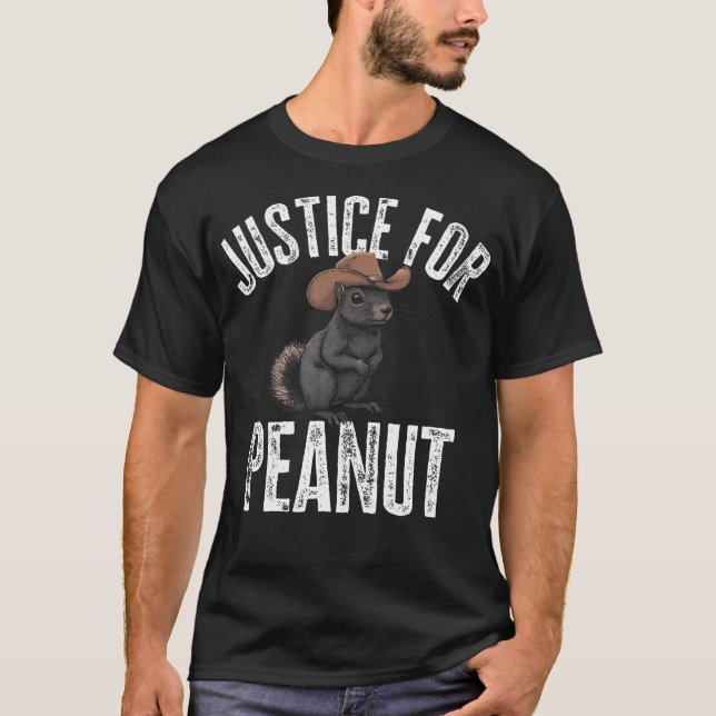 Justice For Peanut The Squirrel Tee - Peanut Squir (Front)