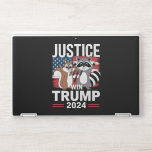 Justice For Peanut Win Trump 2024 HP Laptop Skin