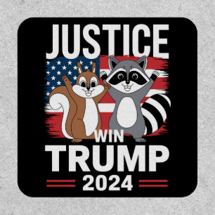Justice For Peanut Win Trump 2024 Patch