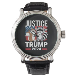 Justice For Peanut Win Trump 2024 Watch
