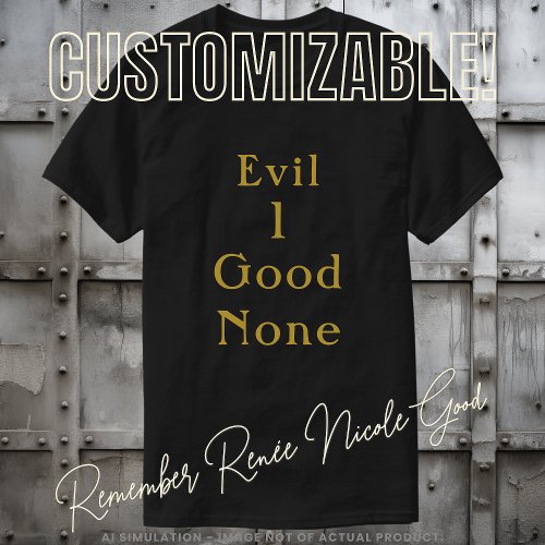 Justice for Renée Nicole Good Gold Statement T-Shirt