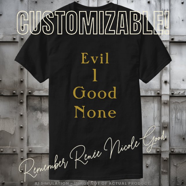 Justice for Renée Nicole Good Gold Statement T-Shirt (Creator Uploaded)