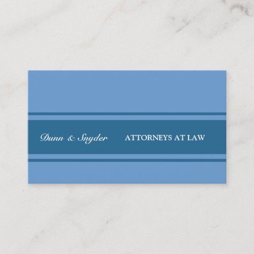 Modern Contemporary Attorney Law Cool 2 Blues Business Card Template