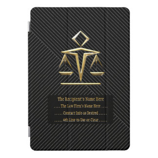 Justice in Pinstripes (Personalized) iPad Pro Cover