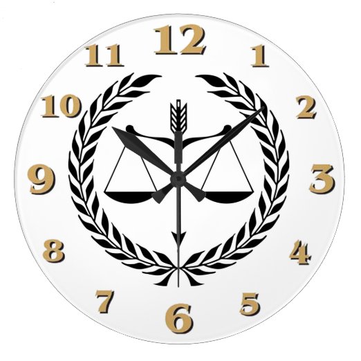 Justice Wall Clocks Zazzle