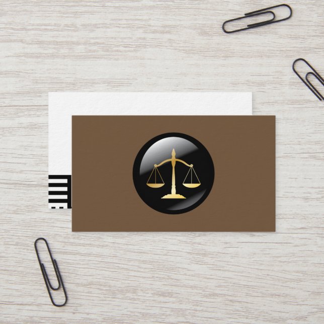 Justice Law Office Personalize Destiny Destiny'S Business Card (Front/Back In Situ)