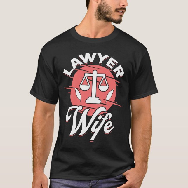 Justice Lawyer Jurist Attorney Prosecutor Paralega T-Shirt (Front)