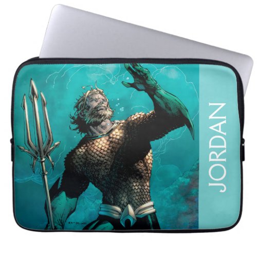 Justice League 10 Aquaman Drowned Earth Variant Laptop Sleeve