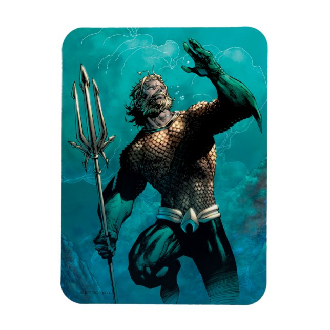Justice League #10 Aquaman Drowned Earth Variant Magnet (Vertical)