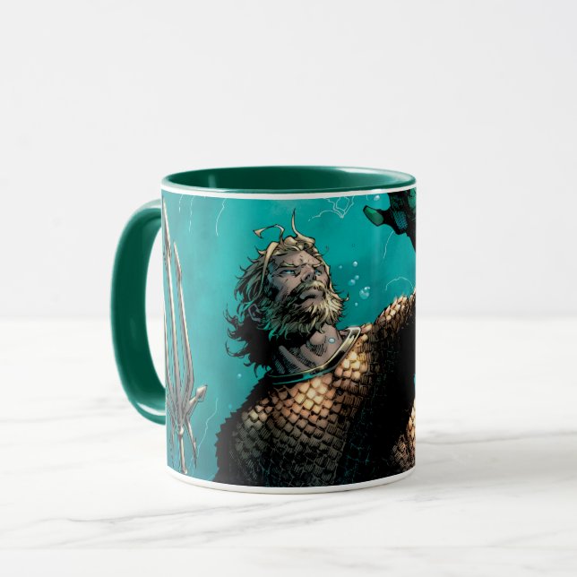 Justice League #10 Aquaman Drowned Earth Variant Mug (Front Left)
