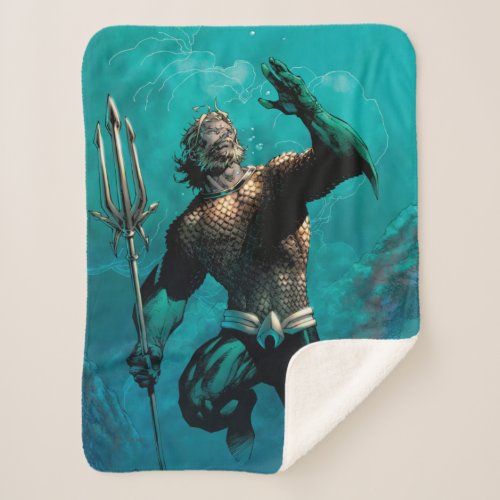 Justice League 10 Aquaman Drowned Earth Variant Sherpa Blanket