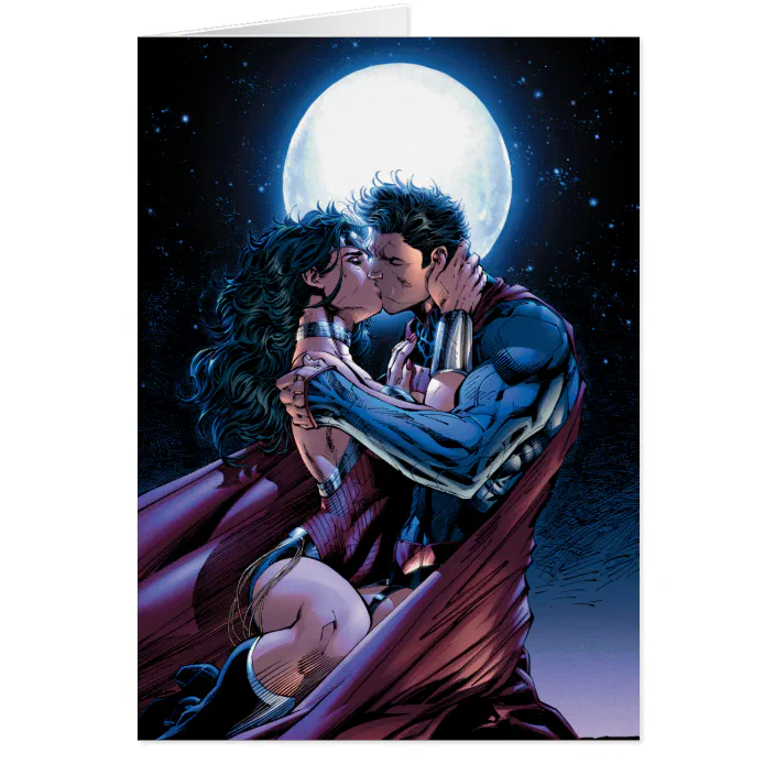 Woman kiss wonder superman The Wonder