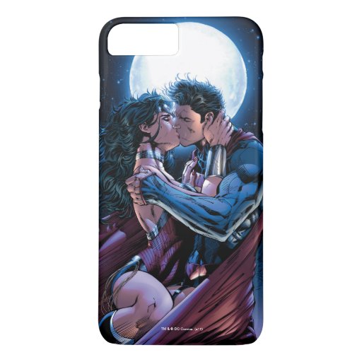 Justice League #12 Wonder Woman & Superman Kiss iPhone 8 Plus/7 Plus Case