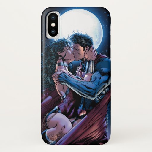 Justice League #12 Wonder Woman & Superman Kiss iPhone X Case