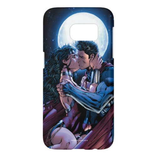 Justice League 12 Wonder Woman  Superman Kiss Samsung Galaxy S7 Case