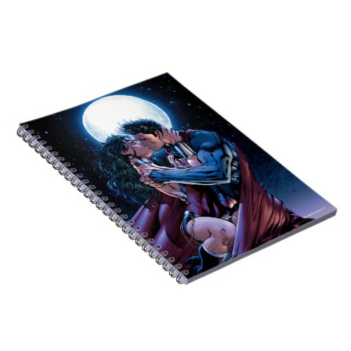 Justice League 12 Wonder Woman Superman Kiss Notebook Zazzle