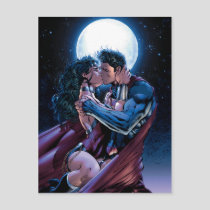 Justice League #12 Wonder Woman & Superman Kiss Postcard