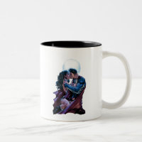 Justice League #12 Wonder Woman & Superman Kiss Two-Tone Coffee Mug