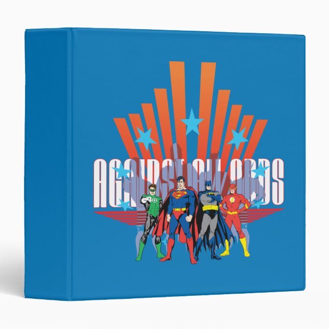 Justice League "Against All Odds" Binder (Front/Spine)