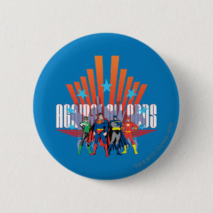 Justice League "Against All Odds" Button
