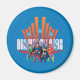 Justice League "Against All Odds" Magnet