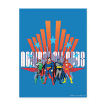 Justice League "Against All Odds" Postcard