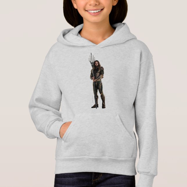 Justice League | Aquaman On Battlefield Hoodie (Front)