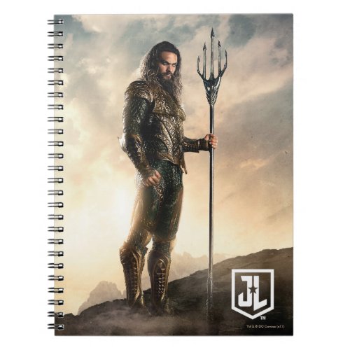 Justice League  Aquaman On Battlefield Notebook