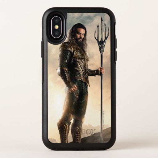 Justice League | Aquaman On Battlefield OtterBox Symmetry iPhone X Case