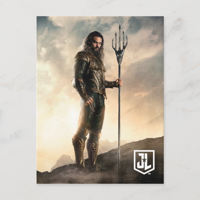 Justice League | Aquaman On Battlefield Postcard (Front)