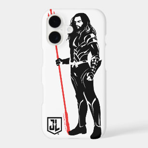 Justice League Aquaman Pose Noir Pop Art iPhone 17 Case