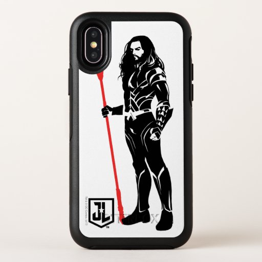 Justice League | Aquaman Pose Noir Pop Art OtterBox Symmetry iPhone X Case