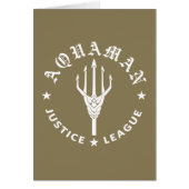 Justice League | Aquaman Retro Trident Emblem (Front)