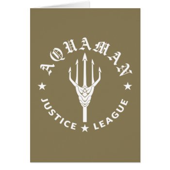 Justice League | Aquaman Retro Trident Emblem by justiceleague at Zazzle