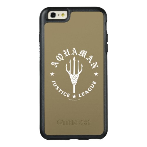 Justice League  Aquaman Retro Trident Emblem OtterBox iPhone 66s Plus Case