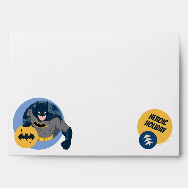 Justice League Batman Holiday Bauble Envelope (Front)